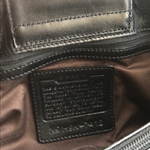 Coach mercer black twill nylon, magnetic snap vintage - Picture 7 of 13